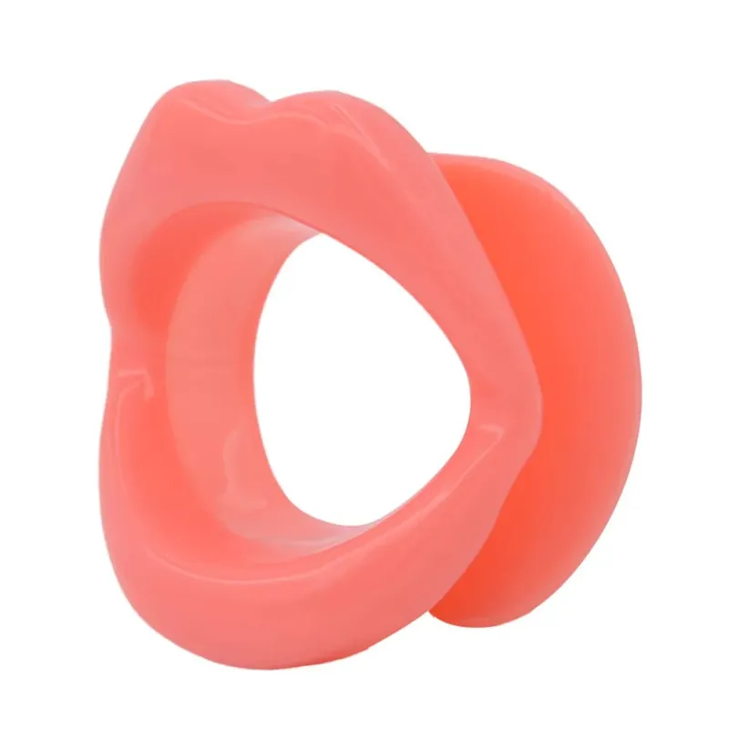 Silicone Oral Fixation Lips Ring Silicone O-Ring Open Mouth Gag for Couples Sex Toys BDSM Bondage Restraint Lips Shape 18+