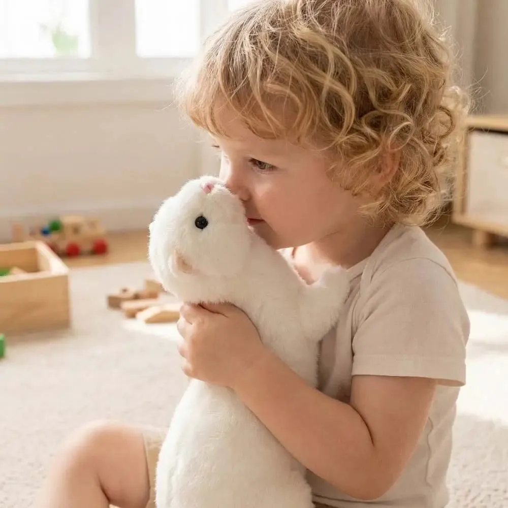 Soft Fluffy Ferret Stuffed Lifelike Appearance Realistic Design Ferret Huggable 47cm Ferret Stuffed Animal Holiday Gifts — image 2