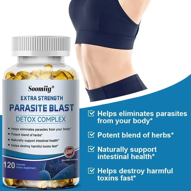 Super Parasite Removal Detoxification Complex 1475 Mg Quickly Eliminates Parasites Intestinal Health Relieves Indigestion