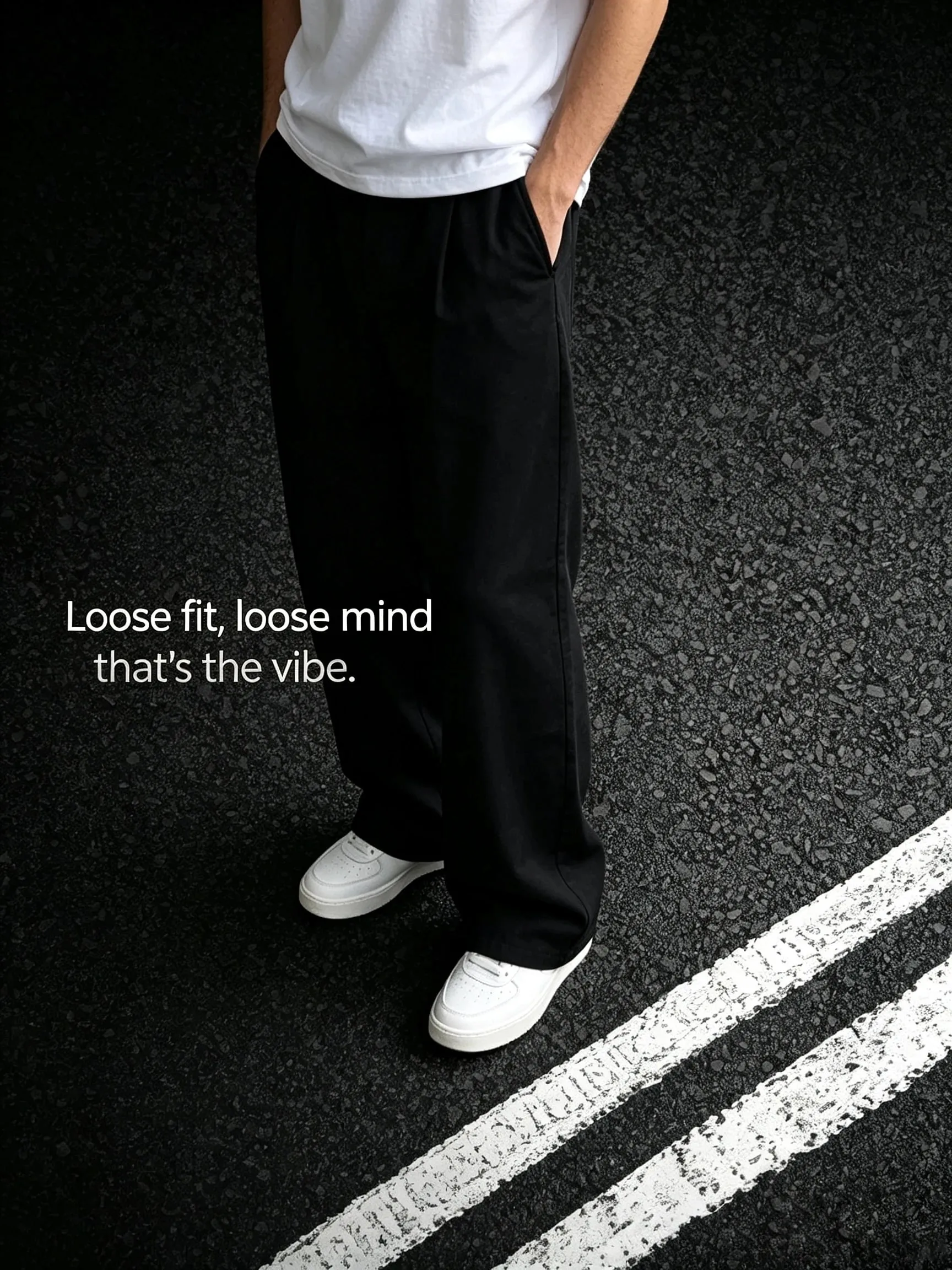 Baggy Jeans for Men Retro Style Solid White Loose Wide Leg Denim Trousers Men Casual Daily Streetwear Washed Men's Jeans Pants — image 7