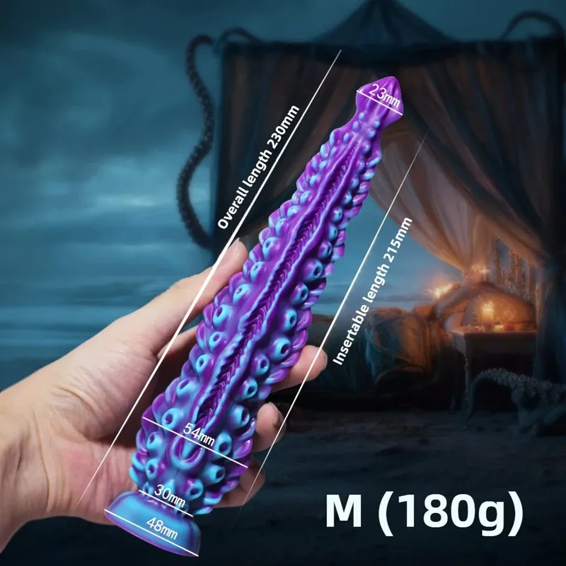 Fantasy Octopus Tentacle Anal Dildo Long Penetration Plug Realistic Gspot Stimulator Anal Dilator Sex Toy 18+