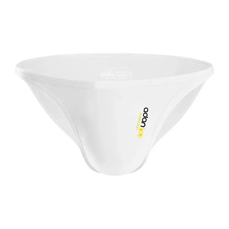 Men Modal Low‑Rise Briefs Sexy Solid Color Simple Triangle Underwear Sports Breathable Comfortable Male Panties