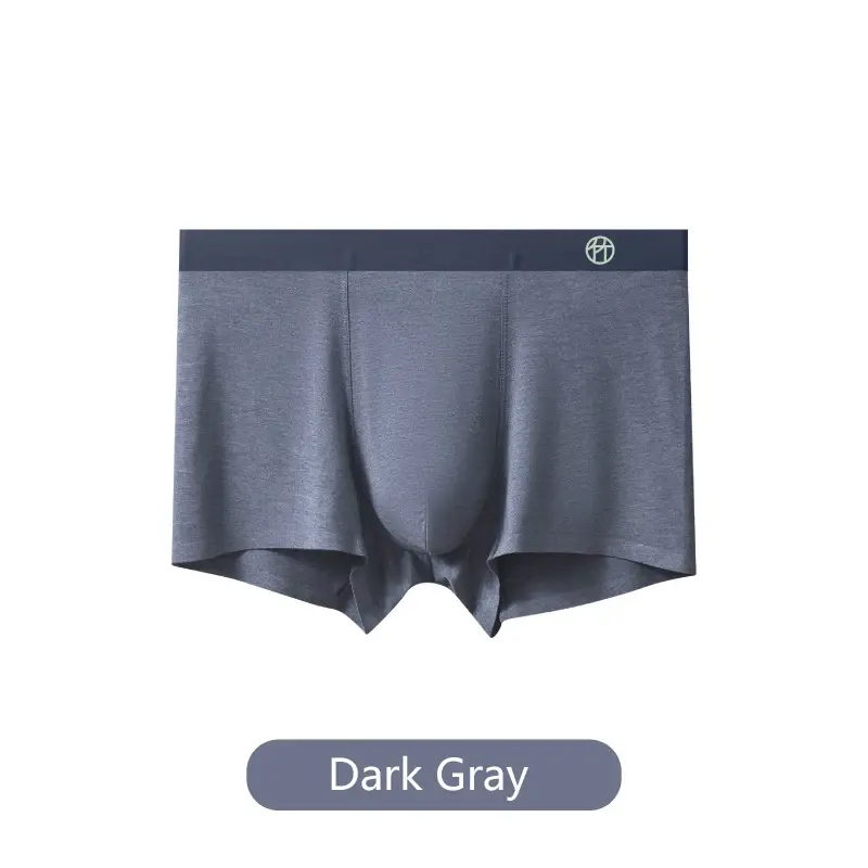 3pcs Bamboo Fiber Man Underwear Comfortable Breathable Men Boxers Regenerated Fibers Underpants L XL XXL 3XL 4XL Man Panties — image 2