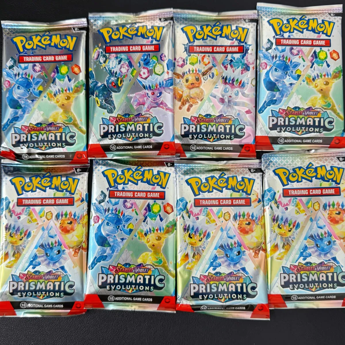 360Pcs/Box 10Cards/PACK English Pokémon Card Prismatic Evolutions English Booster Battle Transaction Card Gifts