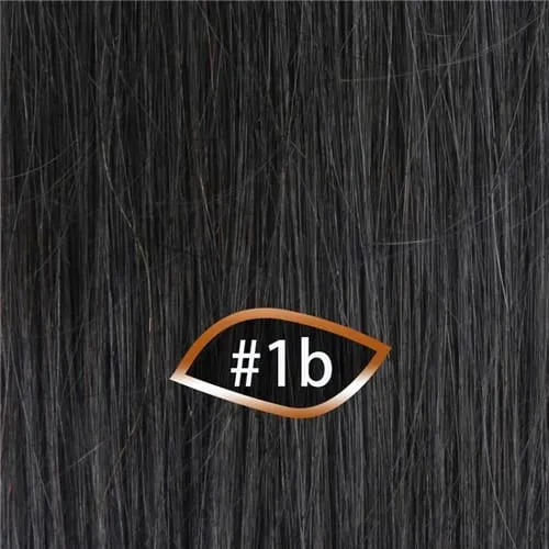 Solove Straight 6D-2 Virgin Human Hair Extensions Handmade Seamless Loop Micro Ring Hair Extensions 10-30” 50g/set Natural Color