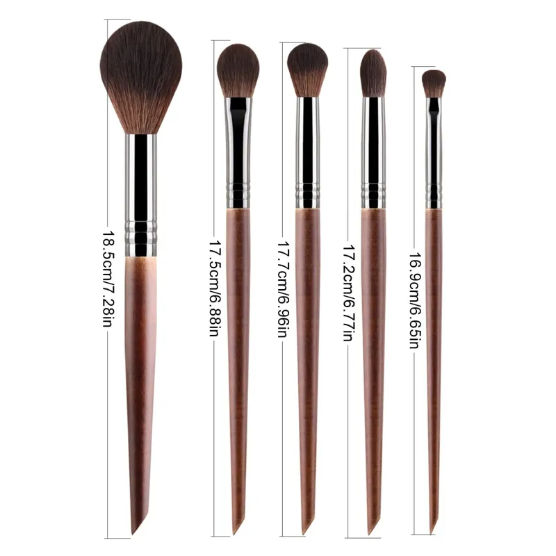 5pcs Natural Makeup Brushes Set Eyeshadow Make Up Brush Kit for Blending maquillage makeup brush