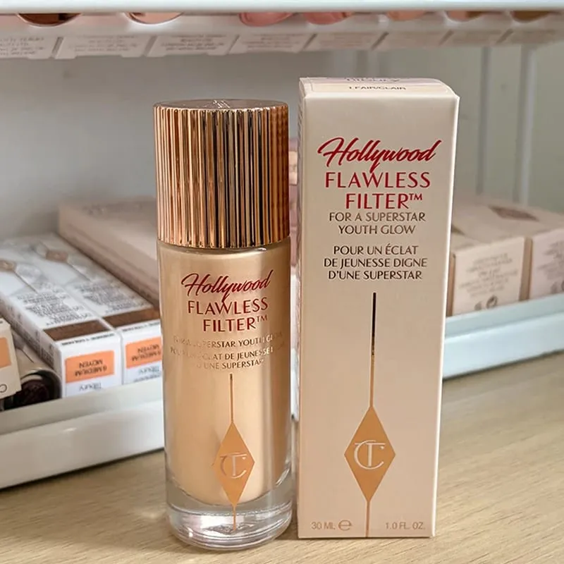 Charlotte Tilbury CT rozjasňovač podkladová báze nepřetržitě Textura make-upu Hydratační korektor rozjasňuje kompaktní pudr