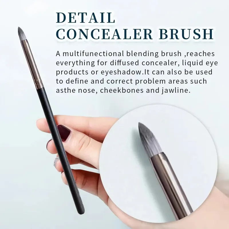Black Foundation Make up Brush Cream Foundation buffing Makeup Brush Big Foundation Brush Synthetic Hair Face Makeup Tool