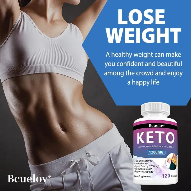 Keto Supplement 120 Capsules Supports Keto Diet for Men and Women Weight Management Energy Support Appetite Control