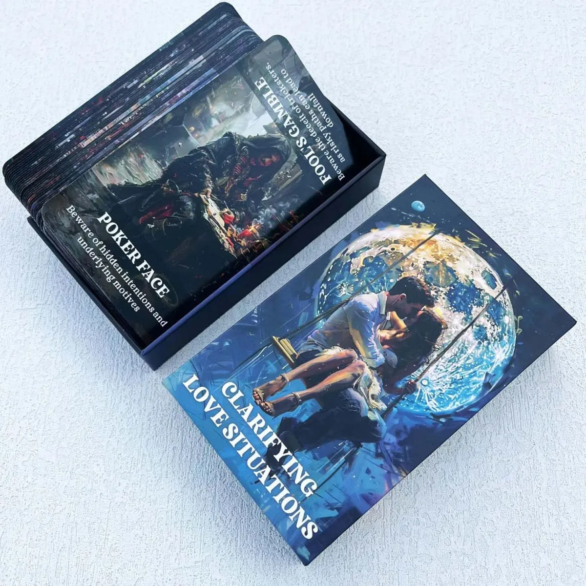 Clarifying Love Situations Oracle Cards Twin Flame Shadow Work Deck Soul Partner Relationship 56 Cards Ages 13+