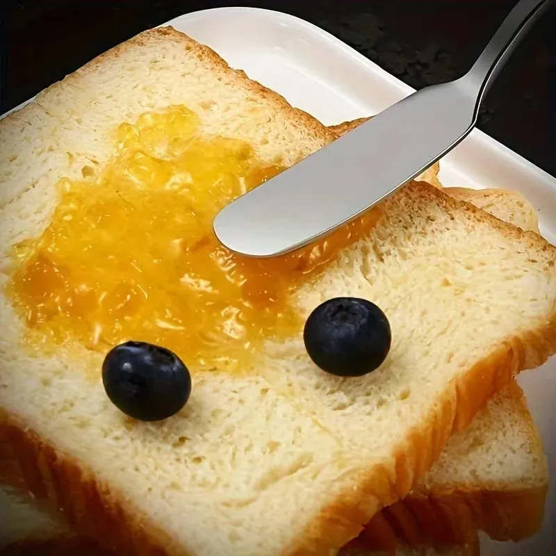 Stainless Steel Cheese Butter Spreader - Multipurpose Knife for Sandwiches Jams Bread Condiments & Appetizers Kitchen Essent — image 3