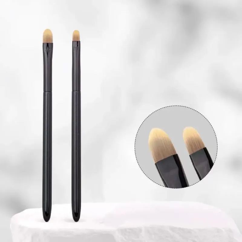 2/4pcs Eyeshadow Brush Set Soft Horse Hair Eyelid Highlighter Lying Silkworm Makeup Brushes Eyes Make Up Tools — image 7