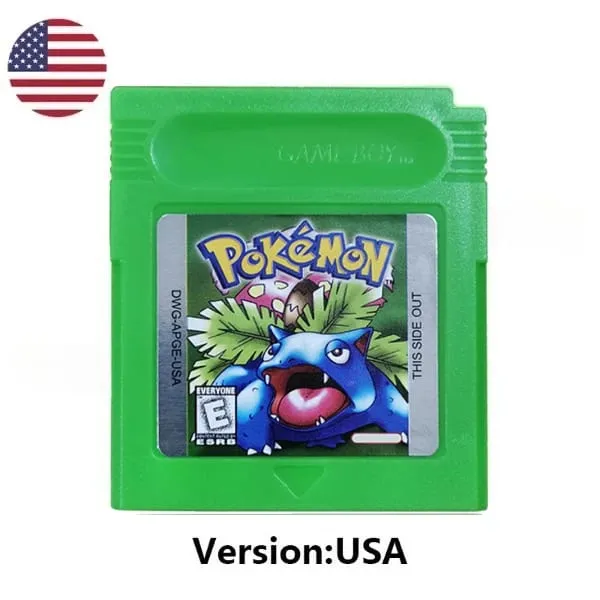 Many style Pokemon Red Blue Crystal Golden Green Silver Yellow GBC Game Card 16 Bit Video Game Cartridge Console Card GB/SP — image 4
