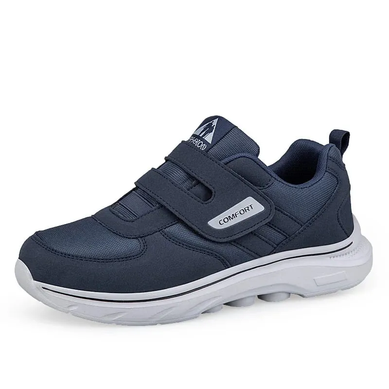 Men's Diabetic Shoes for Elder Orthopedics Feet Swollen Adjustable Walking Shoe Casual Sneakers Elderly Foot Pain Relief