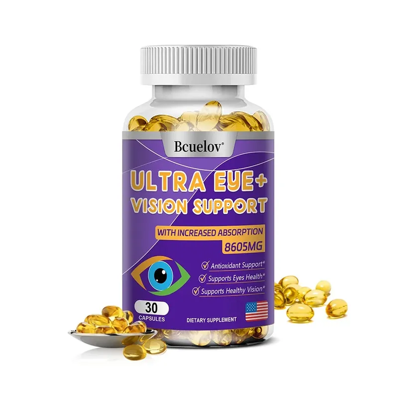9-in-1 Eye Vitamins Supplement - Lutein Zeaxanthin Blueberry Dry Eyes Eye Fatigue Macular & Night Vision Support for Adults