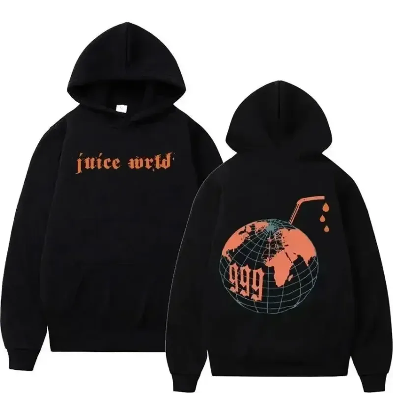 2026 Juice WRLD Men's Hooded Sweatshirt Autumn Fashion Hip Hoo Casual Pullover Unisex Street Style Loose Fit Warm Y2K Trend