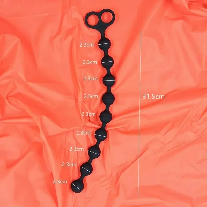 Large Anal Plug for Men & Women Multi-Size Silicone Anal Beads Trainer Kinky Adult Sex Toys for Beginners — image 11