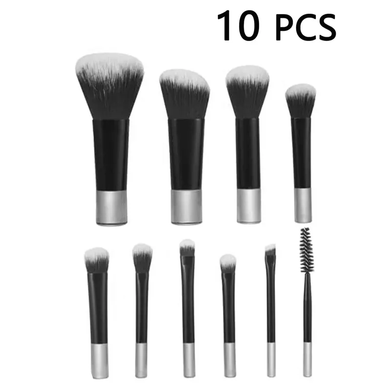 10 Pcs Mini Makeup Brush Set Travel Makeup Brushes