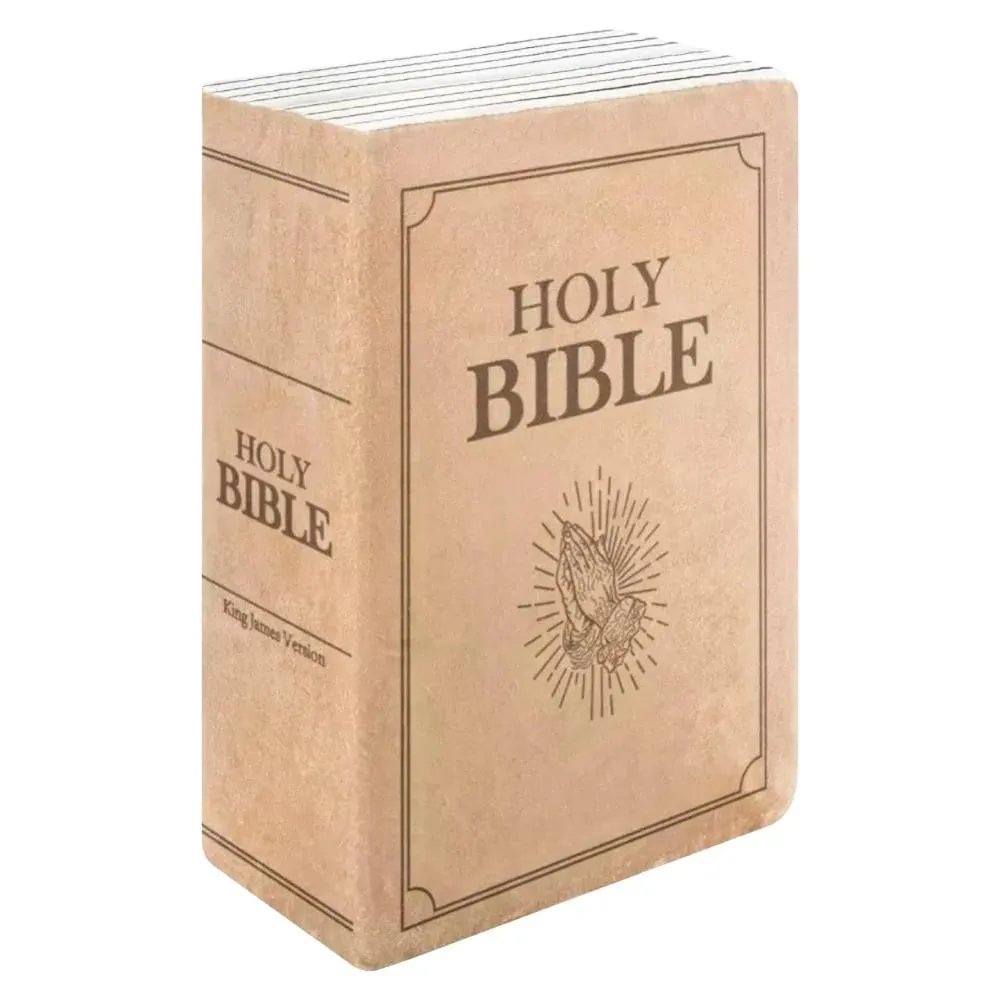 Living Room Realistic Looking Bible Pillow Plush Toy Sofa Cushion Bible Throw Pillow Cutest Home Decor Bible Cushion Bedroom — image 14