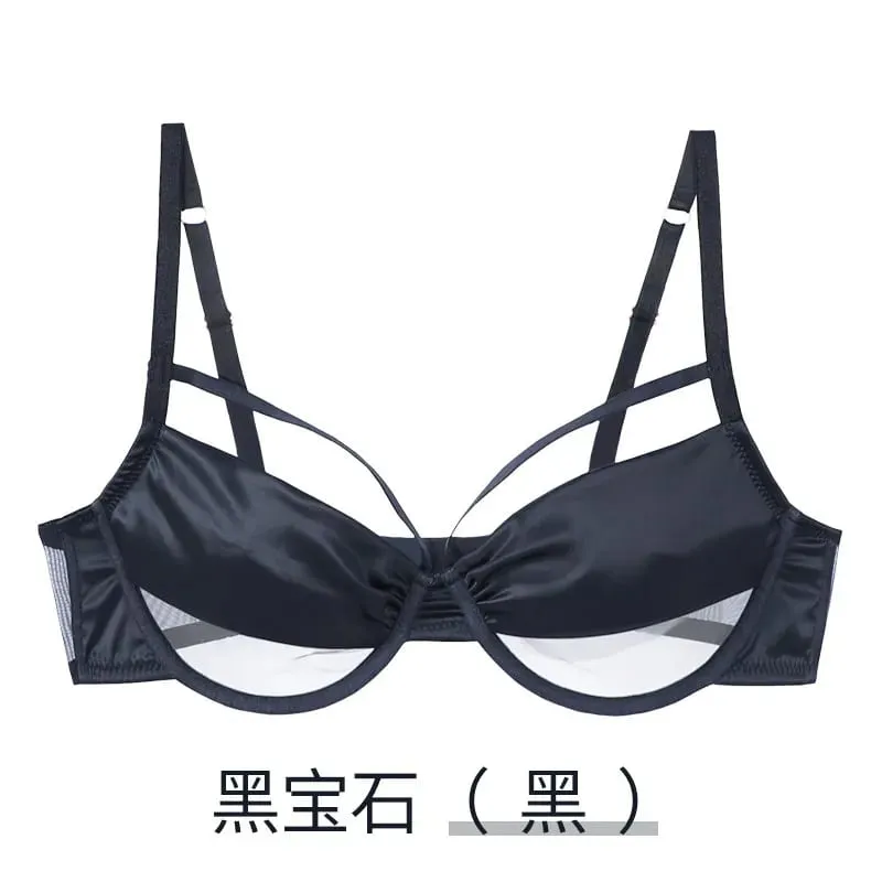 숙녀 새로운 얇은 컵 슬리밍 란제리 세트 소프트 언더 와이어 푸시 업 브래지어 최소화 효과 수집 사이드 벌지 안티 처짐 소프트 — image 11