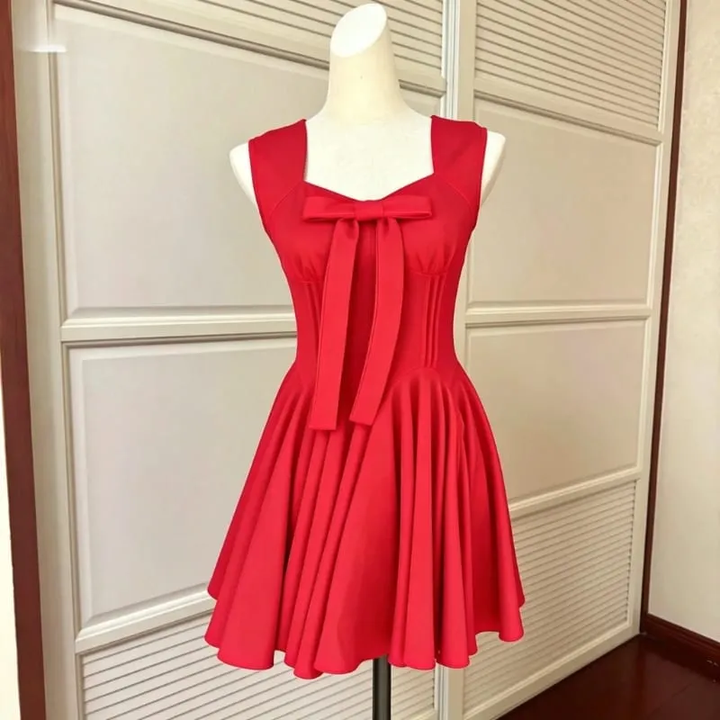 France Elegant Black Patchwork Long Strap Dress Sleeveless Party Style Women Gentle Y2k Vintage Bodycon Spring Summer 2026
