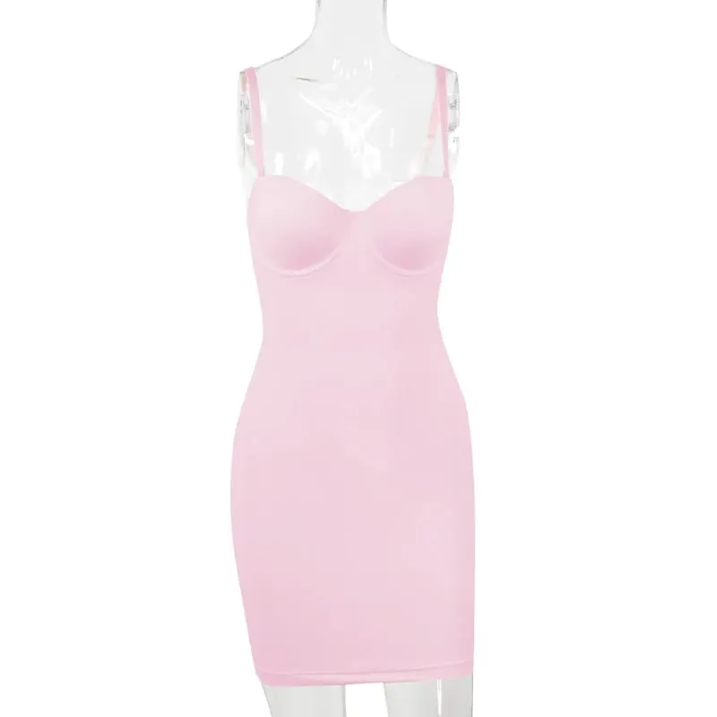 Becirzet Dresses For Woman Slimming Slips Mini Straight Tube Dress Body Shaper Body Underwear Party Sexy Female Clothes