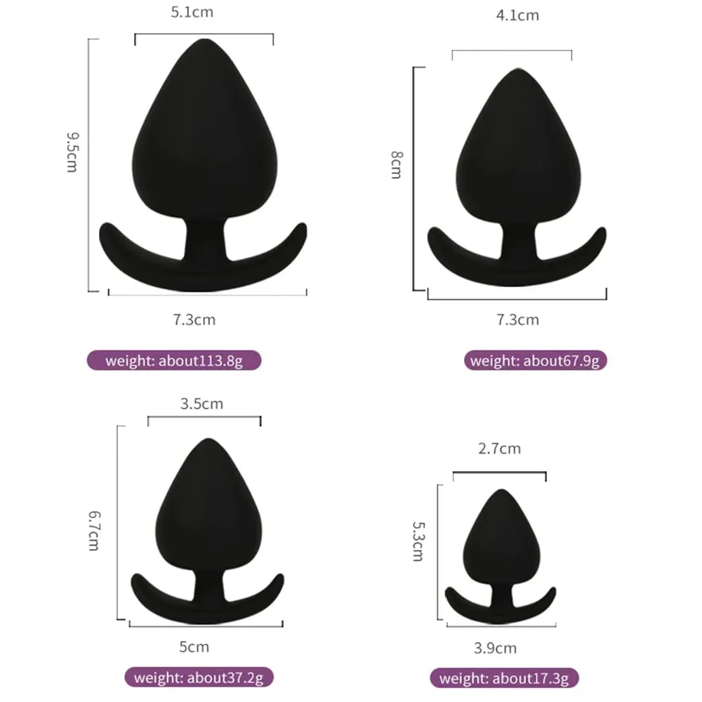 Silicone Anchor Anal Plug Anal Training Clitoral Massager Butt Plug Anal Expansion Adults Erotic Sex Toys For Men Women Couples