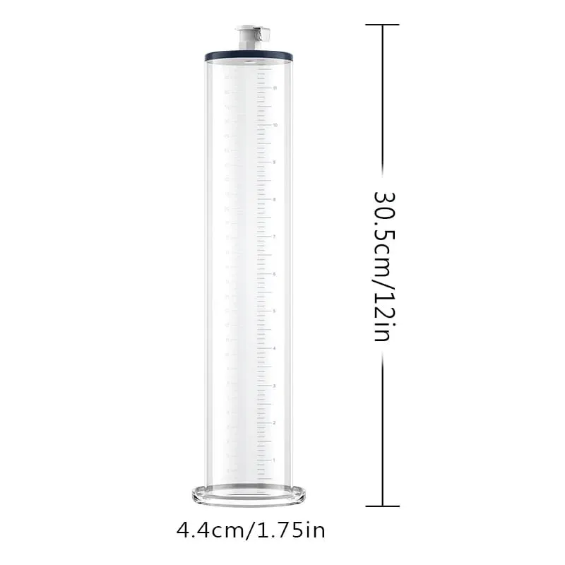 Manual Acrylic Penis Pump for Men with Pressure Gauge Clear Cylinders Vacuum Enlargement Masturbation Trainer Adult Sex Toy Set — image 18