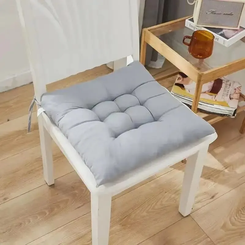 Měkký tlustý polstrovaný čtvercový sedák s roztomilými kreslenými potisky Pevné kravaty pro domácí kancelář Vnitřní použití venku Polyester Odolný — image 5