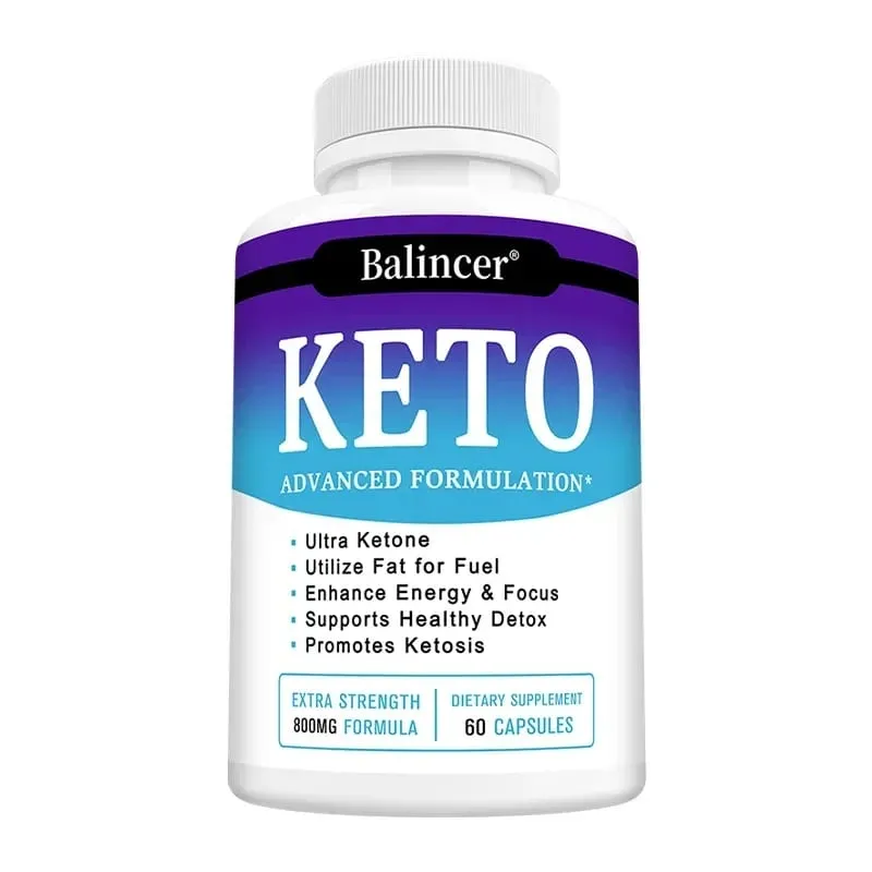 Keto Capsules Support Metabolism Body Management Burn Belly Fat Energy Boost Digestive & Immune Health for Men and Women — image 9