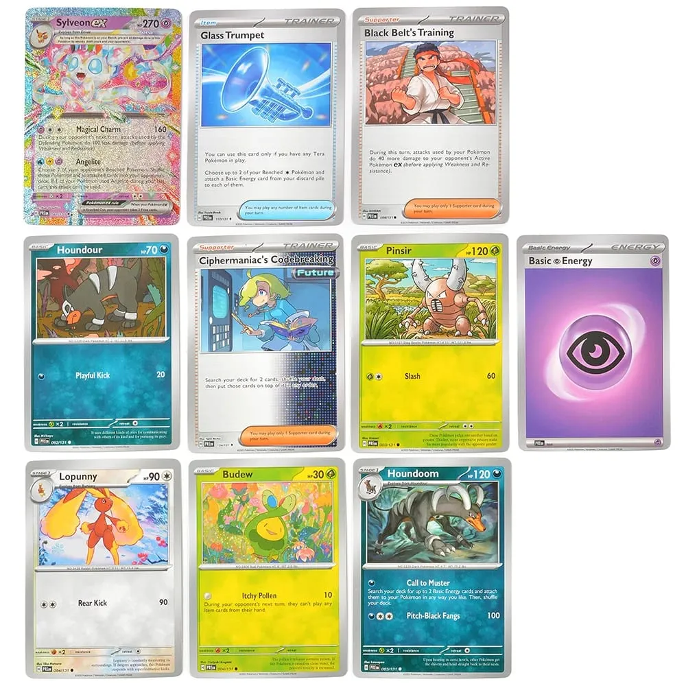360Pcs English Pokémon TCG: Prismatic Evolutions Scarlet Violet Box Pokémon trade card 36 Pack Box gift — image 5