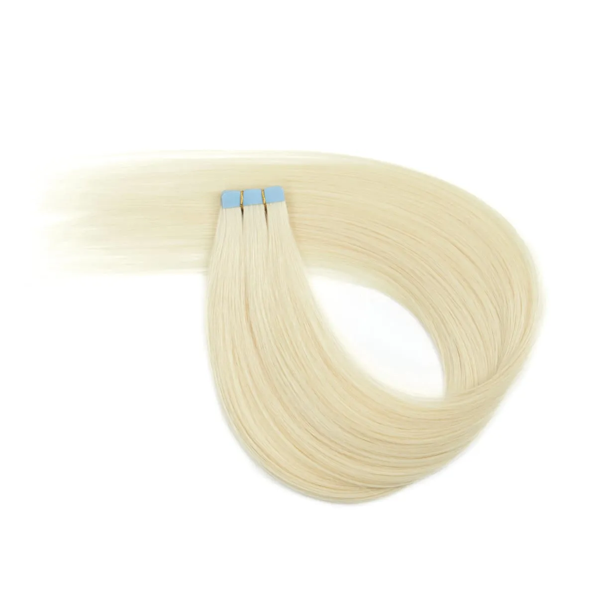 Multi Color Mini Skin Tape In Human Hair Extensions 10 Pieces 12 Inch To 20 Inch Multiple Color Options Remy Hair Natural Comfortable Wear for Women Thickening And Lengthening