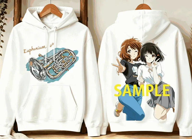 Sound! Euphonium Neutral Men's and Women's Fashion Hip Hop Oversized Unisex hoodies sweatshirt Sports Graphic Comfortable soft β image 6