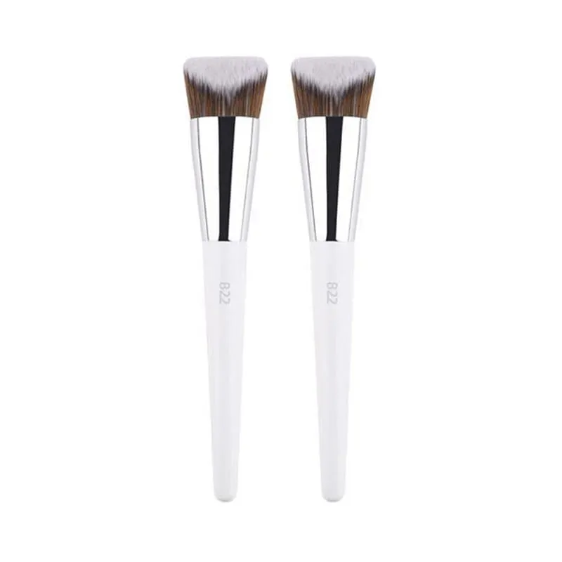 1 stk hvide pulver makeup børster 3D flydende foundation base make up børste Øjenskygge blanding Detail Face Eye Concealer Skønhedsværktøj