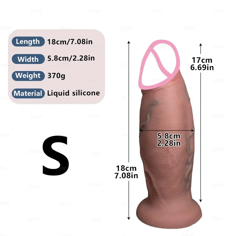 Huge Realistic Dildo Fantasy Long Penis Big Dick Suction Cup Dildos For Women Giant Anal Dildo Sex Toys For Women Men Gay — image 11