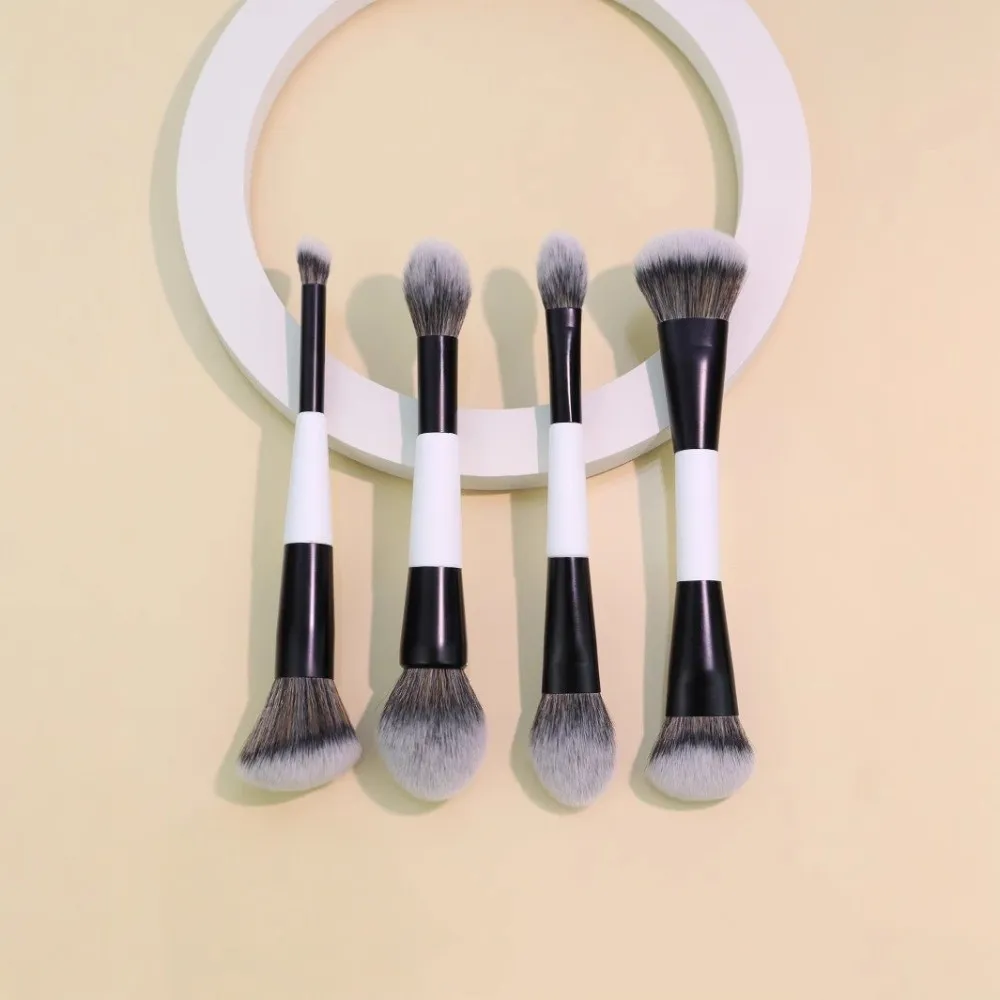 Dual-Ended F4 Contour Face Brush Multi-purpose High Coverage Makeup Brushes Cosmetic Beauty Powder Blush Brush Makeup Tools