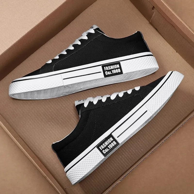 Hot Sale Fashion Red Canvas Shoes Men Classic Low-top Men's Canvas Sneakers Harajuku Hip Hop Skateboard Shoes Men Casual Sneaker — image 3