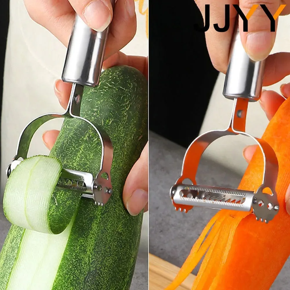 Râpe à carottes et concombres en acier inoxydable de haute qualité, cuisine multifonctionnelle, éplucheur de légumes et de fruits, trancheuse de légumes