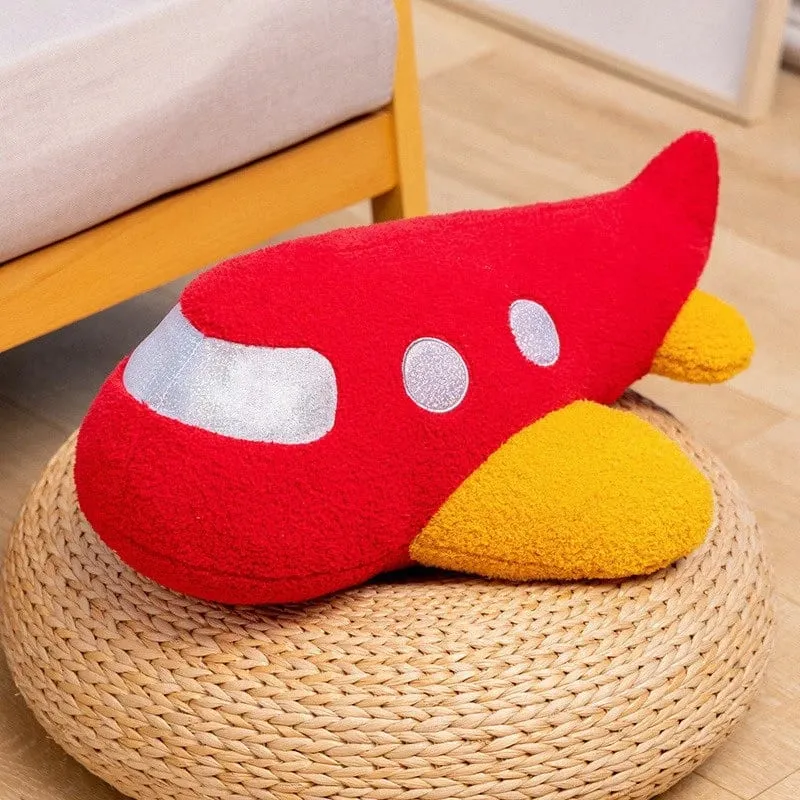 Hot Plush Rocket Astronaut Toy Stuffed Spaceship Throw Pillow Home Decor Birthday Gift Space Discovery Educational For Kids