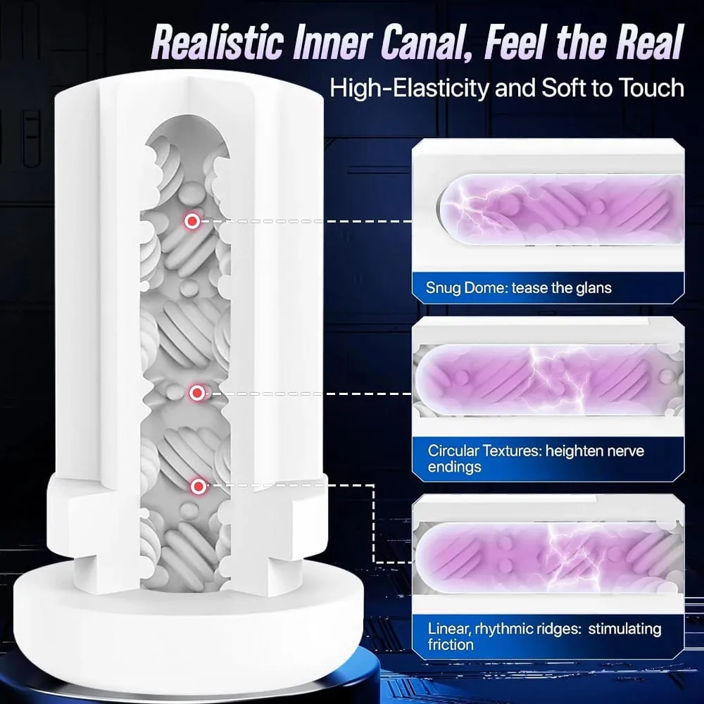 Automatic Male Masturbator Cup Vibrating Telescopic Sucking Pocket Pussy Blowjob Masturbation Sex Toy For Men Adult Supplies