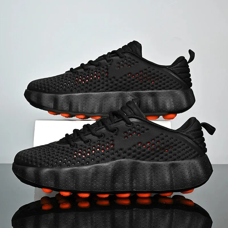 Men Comfortable Running Shoes Breathable Thick Sole Non-slip Casual Sports Shoes Cushioning Outdoor Walking Sneakers for Women — image 1