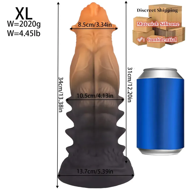 Big Anal Plug Monsters Enlargenmen Prostate Massager Huge Anal Dilator Butt Plug Anal Training Expansion Sex Toys For Women Men