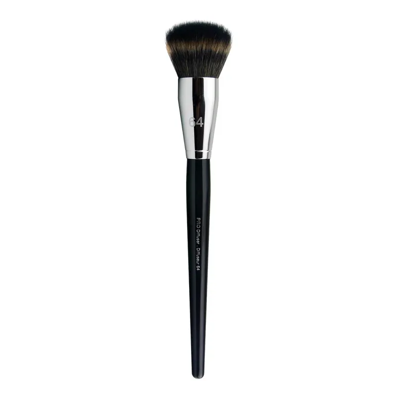 1 piece Pro Round Powder Makeup brushes Setting Make up brush Powder Contour synthetic Hair Angled Foundation wood handle