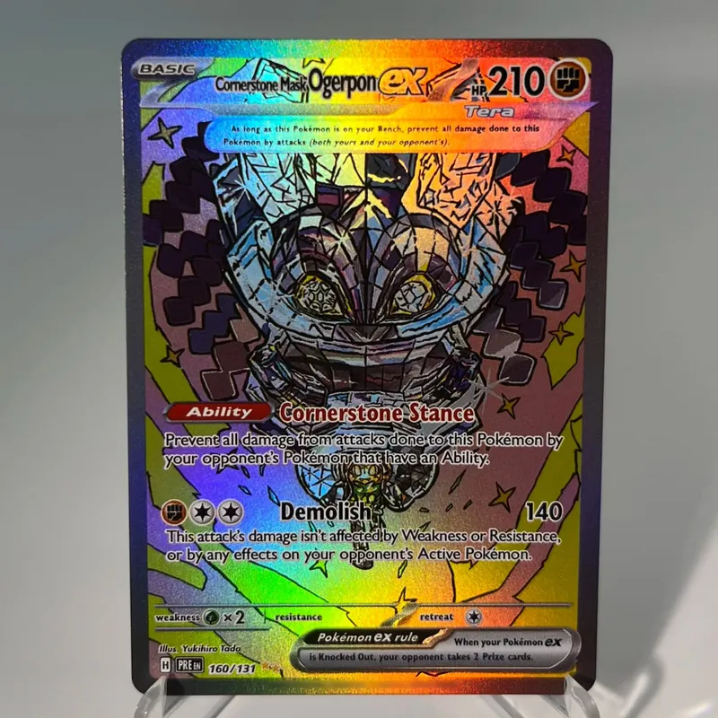 Prismatic Evolutions PKM Cards PTCG5-A GX Rainbow Umbreon Sylveon Leafeon ex Rare Collection Battle Toys Gifts for Hobbies