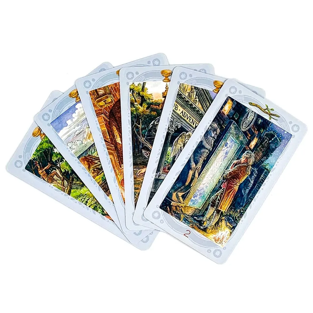 Таро Священных Мест Sacred Places Tarot Deck 78 Cards Divination Tarot Cards Classic Mystical Tarot Cards Game Party Supplies