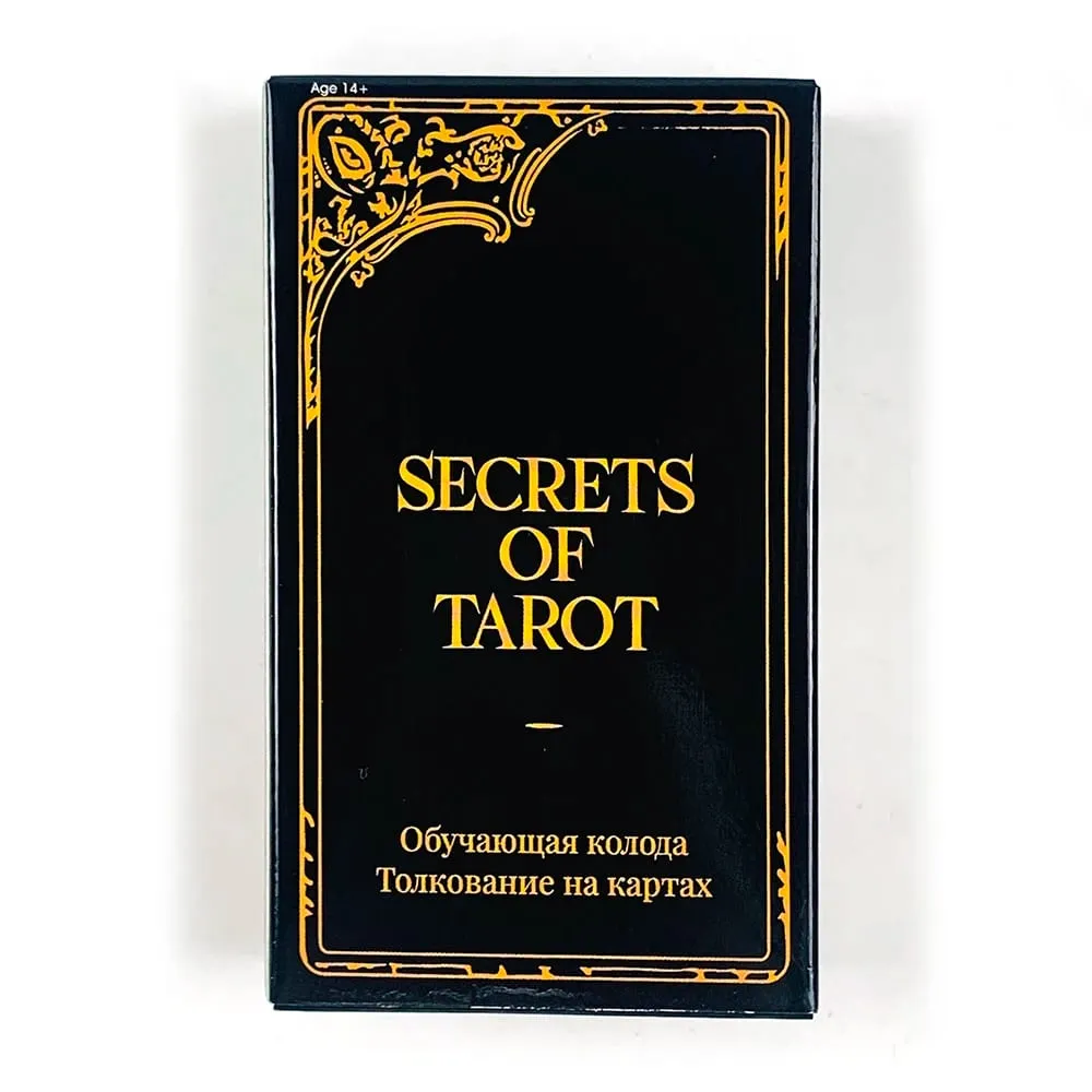 Russian Secrets Of Tarot Cards With Paper Instruction Manual Ideal For Divination Edition Board Playing Games For Beginners