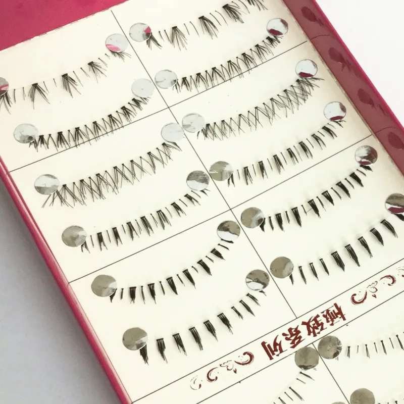 10 Pairs Fake Soft Lower Eyelashes Handmade Bottom Eye Lashes Lower False Eyelashes Clear Band Bottom Lashes