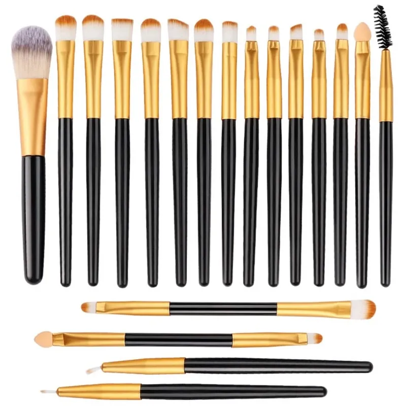 20PCS Detail Makeup Brushes Kit Soft Bristles Concealer Eyeliner Brush Eyeshadow Shader Brush Facial Cosmetic Beauty Tools — image 17