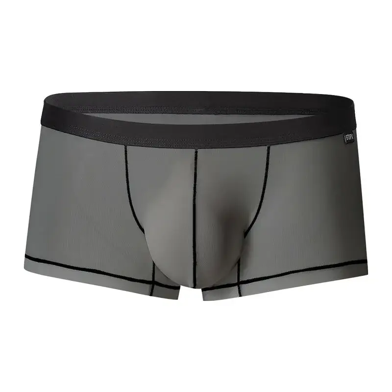 Lingerie sexy da uomo ultra sottile in seta di ghiaccio U Touch comoda, traspirante, boxer sexy, boxer da uomo GT272