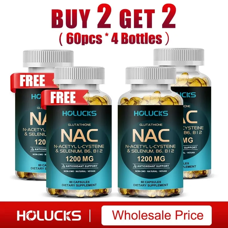 NAC Glutathione Food Supplement Detox & Antioxidant Anti-Aging for Liver Health Immune Support Skin Care Hair Nails — image 10